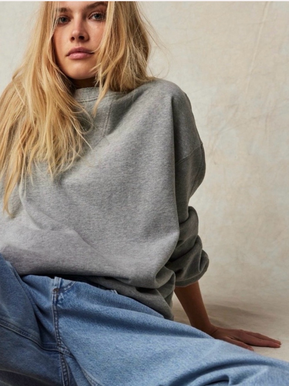 We the free over and out crewneck sweatshirt